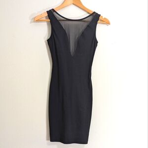 AMERICAN APPAREL Mesh Bodycon Mini Dress